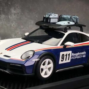 1/18 VIP Scale Models Porsche 911 992 Dakar (Blue & White) Resin Live Car Model Karson Limited 99 Pieces