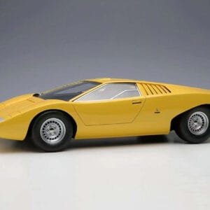 1/18 Makeup Lamborghini Countach LP500 Bertone Geneva Motor Show 1971 (Yellow) Live Car Model Karson
