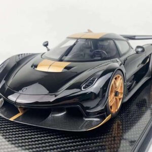 1/12 Frontiart Koenigsegg Jesko (Black with Gold Wheels) Resin Live Car Model Karson Limited 100 Pieces
