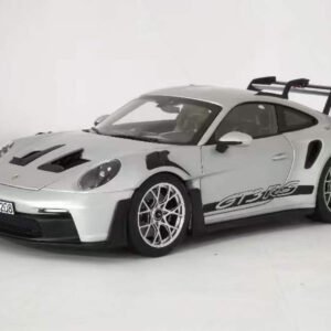 1/18 Norev 2023 Porsche 911 GT3 RS 992 (Ice Silver Grey) Live Car Model Karson Diecast