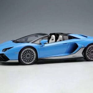 1/18 Make Up 2022 Lamborghini Aventador Ultimae Roadster Tribute Miura Roadster (Azzurro Flake Blue) Live Car Model Karson Limited