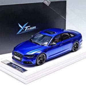 1/18 Ivy Audi S6 (Blue) Resin Live Car Model Karson Limited 39 Pieces