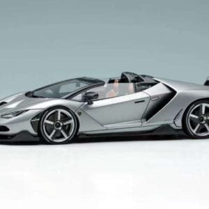 1/43 Makeup Lamborghini Centenario Roadster LP700-4 Rear Wing Up (Argent Centenario Silver) The Quail, a Motorsport Gathering 2016 Live Car Model Karson