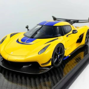 1/18 Frontiart Koenigsegg Jesko (Sweden Flag Yellow) Live Car Model Karson Limited 150 Pieces