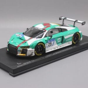 1/18 Paragon Audi R8 LMS #29 C. De Phillippi/ C. Mies/ K. van der Linde/ M. Winkelhock "Montaplast" Audi Sport Team Land Live Car Model Karson Diecast