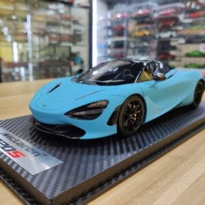 1/18 Tecnomodel McLaren 720S (Matte Baby Blue) Resin Live Car Model Karson Limited