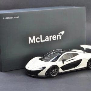 1/18 Dealer Edition McLaren P1 (White) Live Car Model Karson Diecast