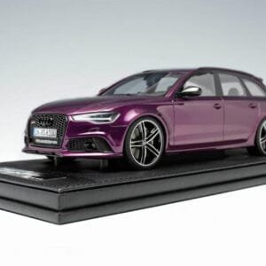 1/18 Motorhelix Audi RS6 Avant (Purple) Resin Live Car Model Karson w/ Matching color roof luggage Limited 66 Pieces