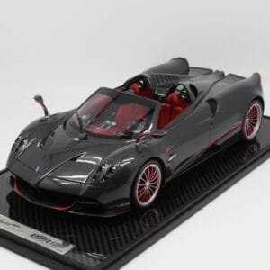1/12 BBR Pagani Huayra Roadster (Grey w/ Red Rims) Limited 20 Resin Live Car Model Karson