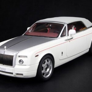 1/18 KYOSHO ROLLS-ROYCE PHANTOM COUPE Soft Top Convertible (WHITE) DIECAST MODEL Live Car Model Karson