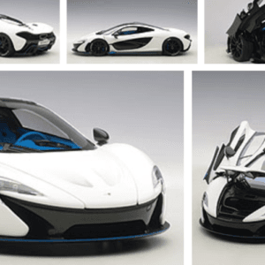 1/18 Autoart Mclaren P1 (Matte White) Live Car Model Karson Diecast 76024