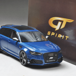 1/18 GTSpirit Audi RS6 ABT Avant C7 (Blue) Resin Model Limited 504 Units Live Car Model Karson