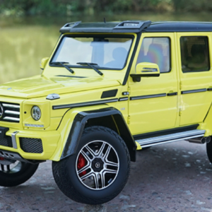 1/18 Almost Real AR Mercedes-Benz Mercedes G-Class G-Klasse G500 4x4 (Yellow) Live Car Model Karson Diecast