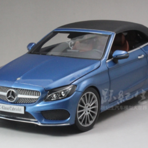 1/18 Dealer Edition Mercedes-Benz C-Class Coupe C-Klasse Cabriolet (Blue) Diecast Model Live Car Model Karson
