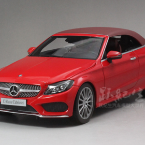 1/18 Dealer Edition Mercedes-Benz C-Class Coupe C-Klasse Cabriolet (Red) Diecast Model Live Car Model Karson
