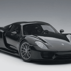 1/18 AUTOart Porsche 918 Spyder Weissach Packge (Basaltschwarz Metallic Black) Live Car Model Karson