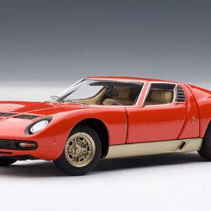 1/43 AUTOart LAMBORGHINI MIURA SV - RED WITH OPENINGS Live Car Model Karson Diecast