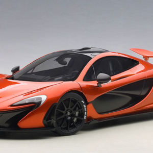 RARE 1/18 AUTOart McLAREN P1 (VOLCANO ORANGE) w/ Orange Wing Live Car Model Karson Diecast 76022