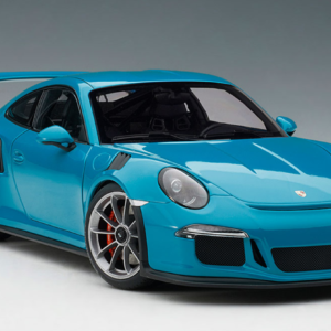 1/18 AUTOart PORSCHE 911(991) GT3 RS (MIAMI BLUE/DARK GREY WHEELS) Live Car Model Karson Diecast