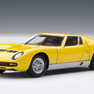 1/43 AUTOart LAMBORGHINI MIURA SV - YELLOW WITH OPENINGS Live Car Model Karson Diecast 54541
