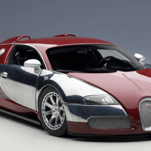 1/18 AUTOart Bugatti Veyron EB 16.4 L'Edition Centenaire (Italian Red & Achille Varzi) Live Car Model Karson
