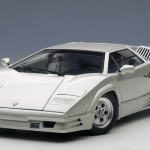 1/18 AUTOart LAMBORGHINI COUNTACH 25th ANNIVERSARY EDITION (SILVER/THE LAST PRODUCED COUNTACH IN MUSEO LAMBORGHINI) Live Car Model Karson Diecast 74536