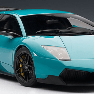 1/18 AUTOart Lamborghini Murcielago LP670-4 SV (Turquoise Blue) Live Car Model Karson Diecast