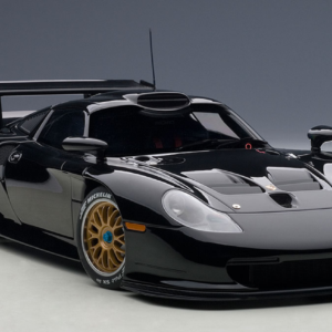 1/18 AUTOart 1997 PORSCHE 911 GT1 PLAIN BODY VERSION (BLACK) Live Car Model Karson Diecast 89770