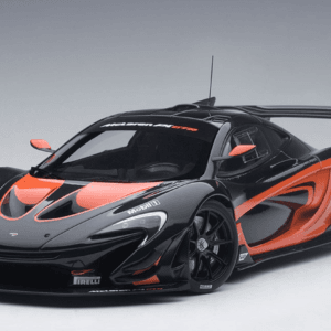 1/18 AUTOart McLAREN P1 GTR (DARK GREY METALLIC / ORANGE ACCENTS) Live Car Model Karson Diecast 81543