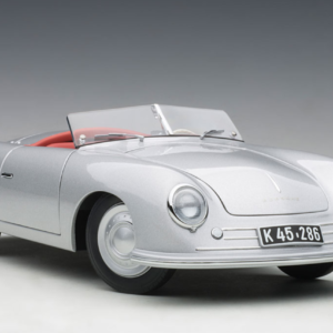 1/18 AUTOart 1948 Porsche 356 Number 1 Convertible Revised Edition (Silver) Live Car Model Karson