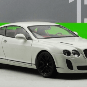 1/18 Welly FX Bentley Continental GT Supersports (White) Live Car Model Karson Diecast