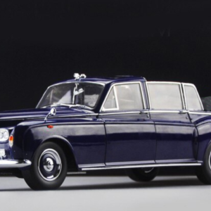 1/18 Dealer Edition 1967 Rolls-Royce Phantom VI Convertible (Blue) Live Car Model Karson Diecast