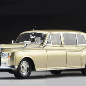 1/18 Dealer Edition 1967 Rolls-Royce Phantom V Hardtop (Gold / Champagne) Live Car Model Karson Diecast