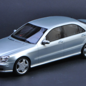 1/18 OTTO Mercedes-Benz Mercedes MB S-Class S-Klasse S55 AMG (W220) Silver Resin Live Car Model Karson