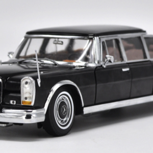 1/18 Sunstar 1966 Mercedes-Benz Mercedes MB S-Class S600 Pullman Convertible (Black) Live Car Model Karson Diecast