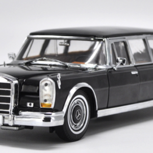 1/18 Sunstar 1966 Mercedes-Benz Mercedes MB S-Class S600 Pullman Hardtop (Black) Live Car Model Karson Diecast