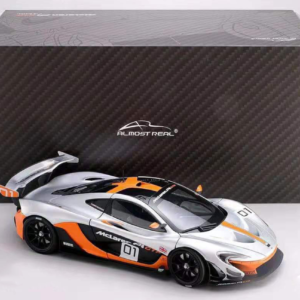 1/18 Almost Real Almostreal McLaren P1 GTR #01 #1 (Silver) Live Car Model Karson Diecast