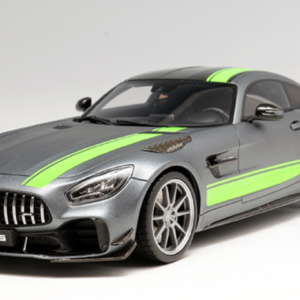 1/18 GT Spirit GTSpirit Mercedes-Benz Mercedes AMG GTR GT-R (Grey w/ Green Stripe) Resin Live Car Model Karson