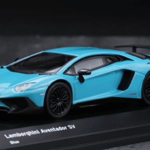1/64 Kyosho Lamborghini Aventador SV LP750 (Blue) Live Car Model Karson