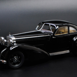 1/18 KK-Scale 1938 Mercedes-Benz 540K Freeway courier (Black) Live Car Model Karson Diecast