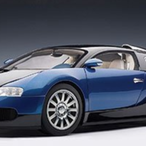 1/12 AUTOart Bugatti Veyron 16.4 (Blue / Black) Live Car Model Karson Diecast 12532