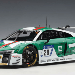 1/18 AUTOart 2017 Audi R8 LMS 24HR Nurburgring Winner K.Van Derlinde, C.De Phillippi, M.Winkelhock #29 Live Car Model Karson