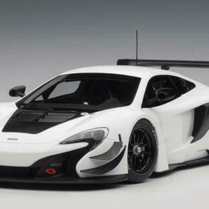 1/18 AUTOart McLaren 650S GT3 (White with Black Accents) Live Car Model Karson