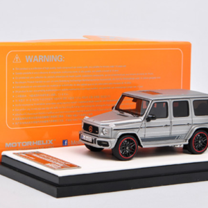 1/64 Motorhelix Mercedes-Benz Mercedes G-Class G-Klasse G63 AMG (Metallic Silver) Live Car Model Karson Limited 499