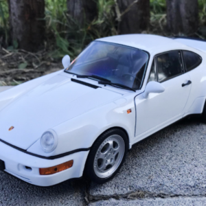 1/18 Porsche 911 Turbo 964 (White) Live Car Model Karson Diecast