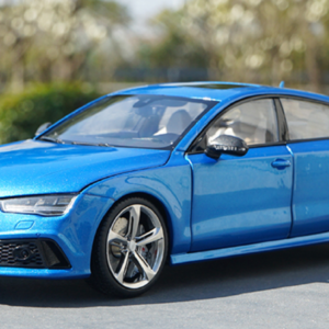 DEFECT 1/18 Audi RS7 (Blue) Fully Open Live Car Model Karson Diecast