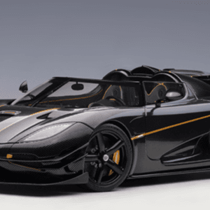 1/18 AUTOart Koenigsegg ONE:1 (Clear Carbon Fiber w/ Gold Stripes) Live Car Model Karson Diecast 79019