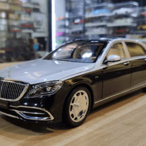 1/18 Almost Real Almostreal Mercedes-Benz MB Mercedes Maybach S650 (Black / Silver) Live Car Model Karson Diecast