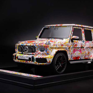 1/18 Motorhelix Mercedes-Benz Mercedes G-Class G-Klasse G63 AMG Kaikai Kiki Takashi Murakami Cartoon Resin Live Car Model Karson Limited 299