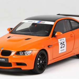 1/18 Kyosho BMW E92 M3 GTS (Fire Orange) 25th Anniversary Edition Live Car Model Karson Diecast